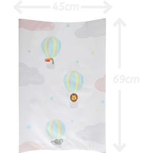 Anti-Roll Wedge Baby Changing Mat - Safari Balloons / Safari Balloons by Babycurls
