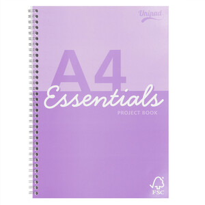 Unipad Essentials A4 Project Book by Unipad