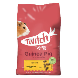 Wagg Twitch Guinea Pig Feed - 10kg by Wagg