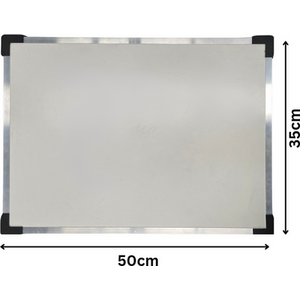 Large Whiteboard - White / Whiteboard, dry-wipe pen, eraser and by ReallyRecycle