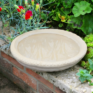 Wilson Stone Bird Bath and Table - Neutral by Primrose
