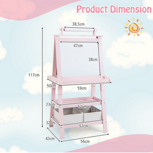 Kids Art Easel by Costway