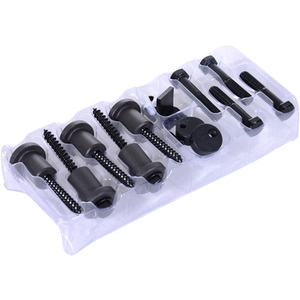 HOMCOM Sliding Barn Wood Door Kits - Brown by HOMCOM