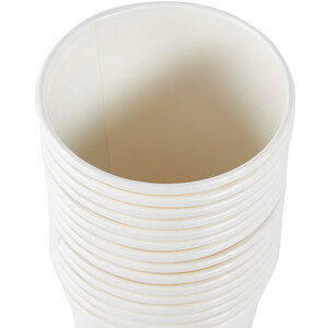Pack of 15 My Kitchen Paper Cups - White