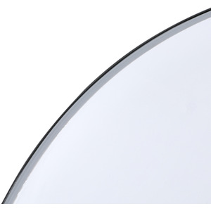 Hanging LED Bathroom Wall Mirror with Strap - Black / 60cm by Livingandhome