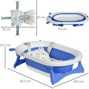 Baby Bath Tub - Blue by HOMCOM