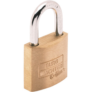 C Line Brass Padlock - Brass / 30mm by Burg-Wachter