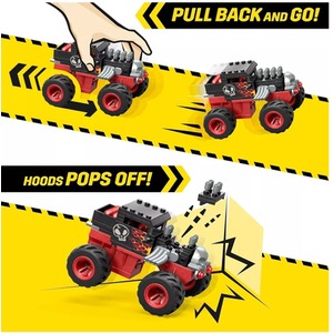 MEGA Hot Wheels Bone Shaker Monster Truck Building Toy - multi by Hot Wheels