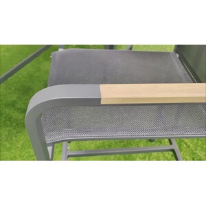 Modena 5 Piece Bar Set - Black by Malay