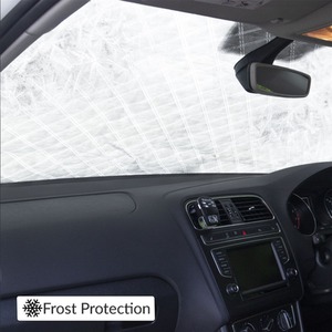 Car Windscreen Sun and Frost Protector - Silver by Pukkr