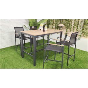 Modena 5 Piece Bar Set - Black by Malay