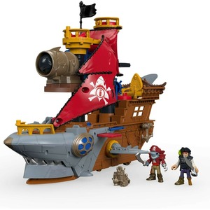 Shark Bite Pirate Ship Playset - Multi-Coloured by Imaginext
