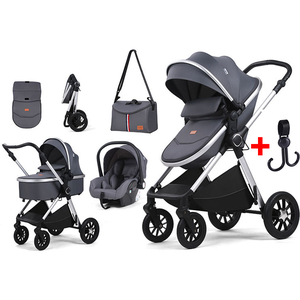 3 in 1 Travel System Pushchair - Grey