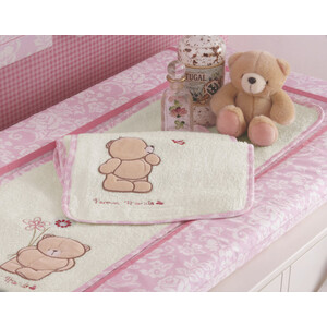 Forever Friends 2 Towelling Change Mat liners - Pink by Forever Friends