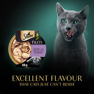 Sheba Filets in Gravy - Chicken with Shrimp and Oceanfish by Sheba