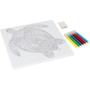 Art Studio Colour Your Own Mandala Canvas by Art Studio