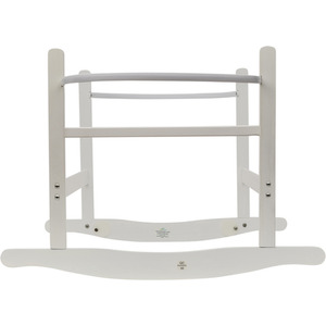 Chester Rocking Moses Basket Stand White - White by Kinder Valley