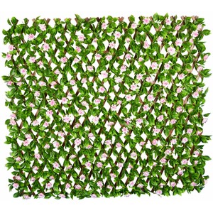 Expanding Artificial Foliage Screening - Cherry Blossom