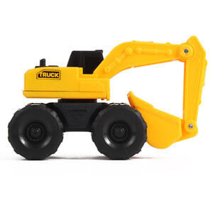 Pack of 5 Construction Vehicles Set - Yellow and Black