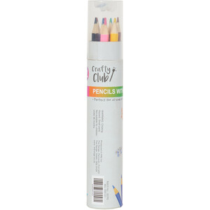 Pack of 12 Colouring Pencils Tube with Sharpener by Artbox