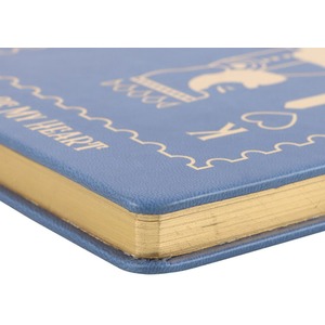 King of My Heart Playing Card A5 Notebook, Journal - Blue by Kingsbury Gifts