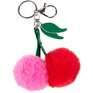 Fluffy Cherry Keyring
