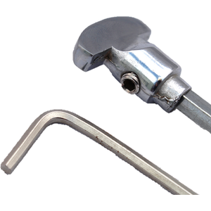 Door Handles Georgian Bathroom Lock Roped Edge - Chrome 150mm x 50mm - Silver by Betley Butterfly