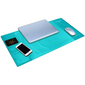 Multifunctional and Eco-friendly Office Desk Mouse Mat - Blue by Aquarius