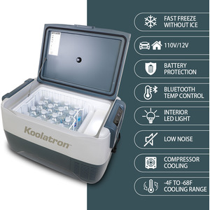 Koolatron SmartKool Bluetooth Enabled Cooler Freezer - Silver / 30l by Koolatron