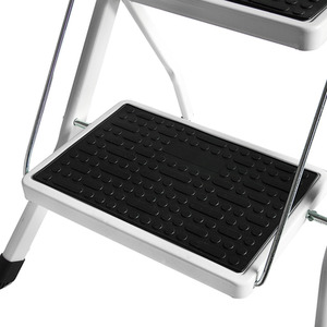2 Step Folding Stool - White by Vida Designs