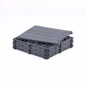 Pack of 10 Cosmo Deck Tiles - Light Grey - Light Grey by Nicoman