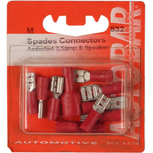 Assorted Spades Connectors - 2.5 and Speaker by Autobar