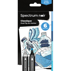 Spectrum Noir Classique 6 Pack - Cool Blues by Spectrum Noir