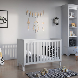 Francis Cot Bed With Mattress - White by Love For Sleep