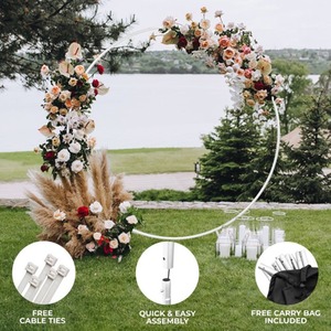 Wedding White Moongate 200cm - White by Monstershop