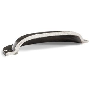 130x50mm Curved Cabinet Cup Handle - Raw by Hammer and Tongs