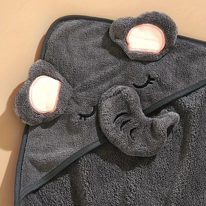 Baby Hooded Bath Towel - Elephant by Dyzi