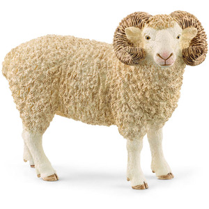 SCHLEICH Farm World Ram Toy Figure - White by SCHLEICH