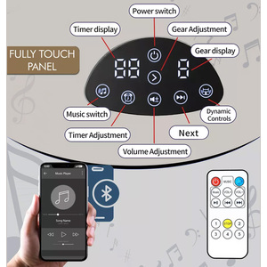 Bluetooth Electric Baby Bouncer - Grey