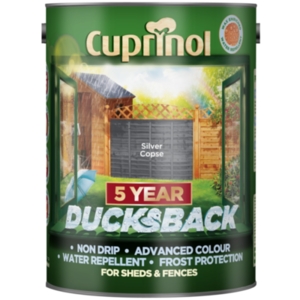 Cuprinol Ducksback Timbercare Paint - Silver Copse by Cuprinol