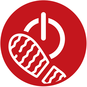 6 Gang Extension Lead with Foot Operated On-Off Switch - Black by Brennenstuhl