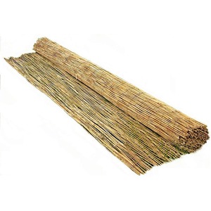 Natural Reed Fence Screening Roll for Garden Privacy - Brown / 1.5m x 4m by Wadan