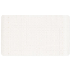 White Cube PVC Bath Mat