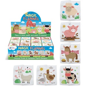 Farm Magic Flannel - Multi Coloured by 7427040944577