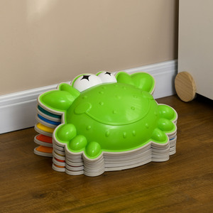 ZONEKIZ Crab Shaped Stepping Stones with TPE Anti Slip Edge - Red / 3.4kg by ZONEKIZ