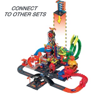 Hot Wheels City Downtown Car Park Playset - Multicolour by Hot Wheels