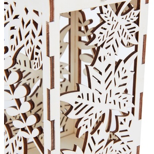 Autumn Wooden Lantern by The Fall Collection