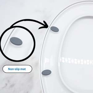 Soft Close Universal Toilet Seat - White by Marco Paul