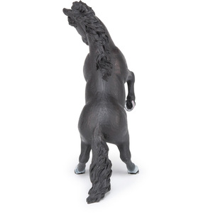 PAPO Horse and Ponies Black Reared Up Horse Toy Figure - Black by PAPO