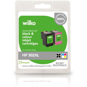HP302XL Black and Colour Ink Cartridges
